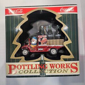 Coca Cola Bottling Works Collection Delivery For Santa Christmas Ornament 1992